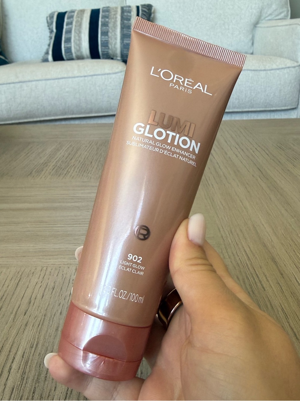 L'Oréal Lumi Glotion Natural Glow Enhancer XL, Face & Body SZ 5.3fl Oz NEW
